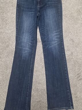 White House Black Market Dark Blue Flare Jeans
